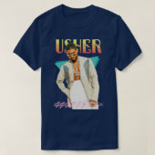 Usher Retro Esthetische Fan Art Mok T-shirt (Design voorkant)