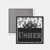Usher's Pin / Button Magneet (Voorkant / Achterkant)