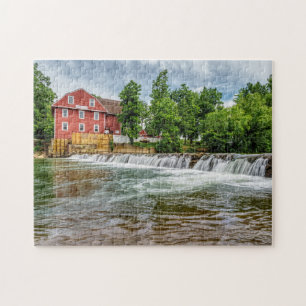 Usine D'Aigle De Guerre Et Puzzle De Cascade
