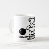 Usine de l'ours de gomme 03 Mug de café (Devant gauche)