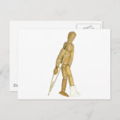 UsingCrutches031910 Briefkaart (Voorkant / Achterkant)