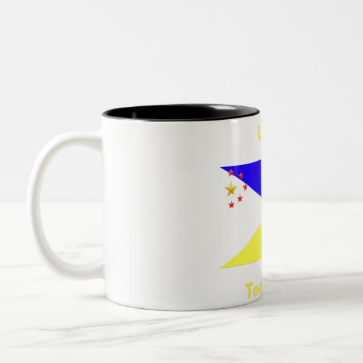 USK/USA Ensemble Mug à café à deux tons (Gauche)