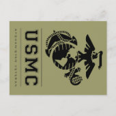 USMC Afghanistan Veteran Briefkaart (Voorkant)