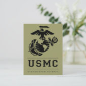 USMC Afghanistan Veteran Briefkaart (Staand voorkant)