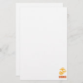 USMC Afghanistan Veteran Briefpapier (Voorkant / Achterkant)