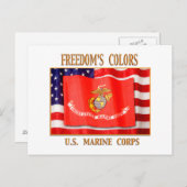 USMC-Briefkaart Briefkaart (Voorkant / Achterkant)