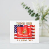USMC-Briefkaart Briefkaart (Staand voorkant)