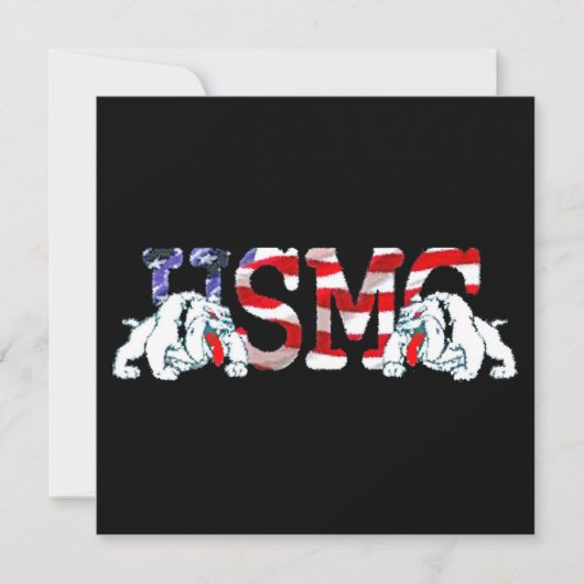 USMC Chesty - Devil Dogs - OoRah! Save The Date (Voorkant)