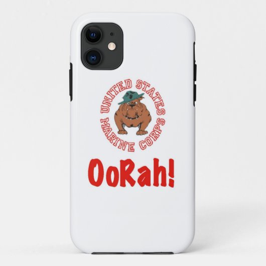 USMC Chesty - OoRah! Case-Mate iPhone Case (Achterkant)