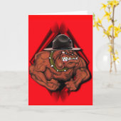 USMC Devil Dog Kaart (Gele Bloem)