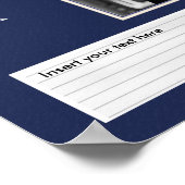 USMC Dress Blues Photo Collage Poster (Hoek)