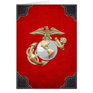 USMC Eagle, Wereldbol & Anchor (EGA) [3D]