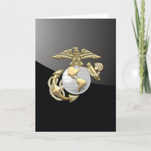 USMC Eagle, Wereldbol & Anchor (EGA) [3D] Kaart