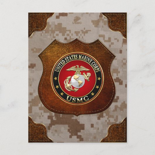 USMC EGA [Special Edition] [3D] Briefkaart (Voorkant)