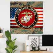 USMC EGA [Special Edition] [3D] Poster (Thuiskantoor)