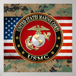 USMC EGA [Special Edition] [3D] Poster