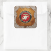 USMC EGA [Special Edition] [3D] Vierkante Sticker (Tas)
