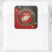 USMC EGA [Special Edition] [3D] Vierkante Sticker (Tas)