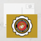 USMC Embleem Seal Briefkaart (Voorkant / Achterkant)
