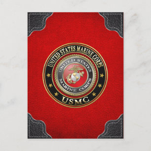 USMC Emblem [Special Edition] [3D] Briefkaart
