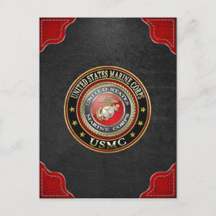USMC Emblem [Special Edition] [3D] Briefkaart