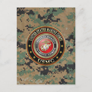 USMC Emblem [Special Edition] [3D] Briefkaart