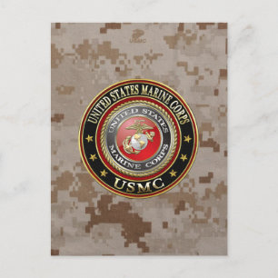 USMC Emblem [Special Edition] [3D] Briefkaart