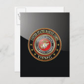 USMC Emblem [Special Edition] [3D] Briefkaart (Voorkant / Achterkant)