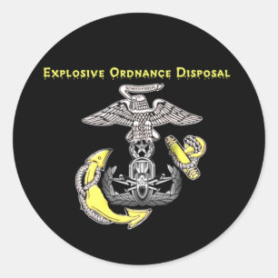 USMC EOD RONDE STICKER