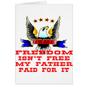 USMC Freedom is niet gratis voor mijn vader.