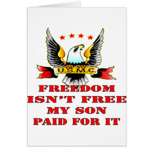 USMC Freedom is niet gratis voor mijn zoon.