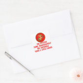 USMC Het moeilijkheid onmiddellijk gedaan Onmogeli Vierkante Sticker (Envelop)