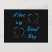 USMC I Love My Devil Dog Briefkaart (Voorkant)