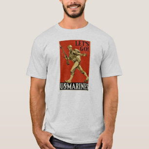 USMC in de Grote Oorlog T-shirt