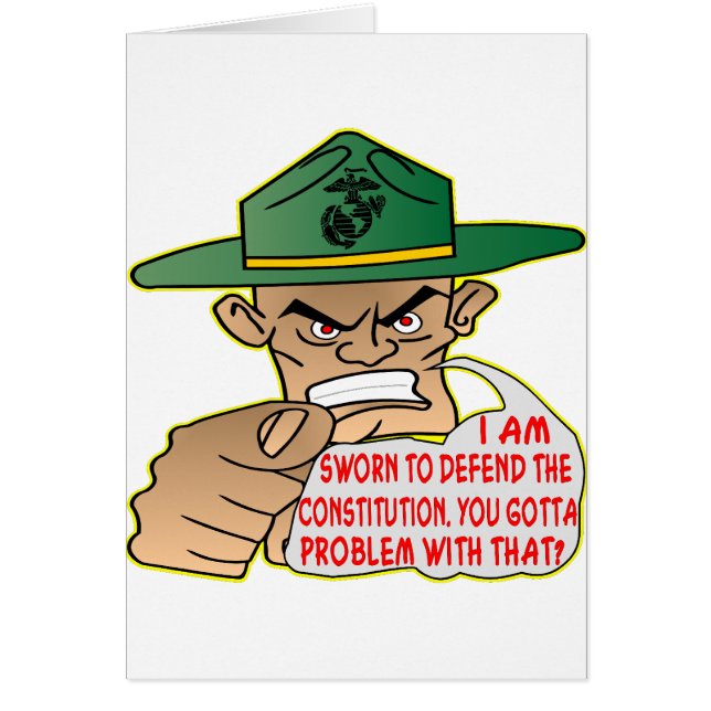 USMC Je suis juré de défendre la constitution (Devant)