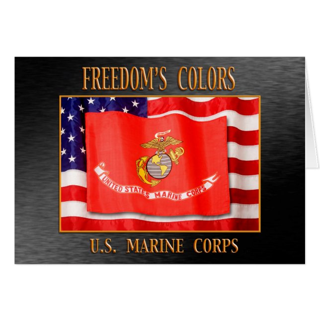 USMC-Kaart (Voorkant Horizontaal)
