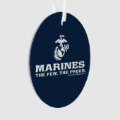 USMC Les rares Logo Fiers Empilés - Blanc (devant)