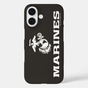 USMC Logo gestapeld - Wit iPhone 16 Hoesje