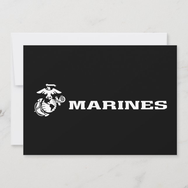 USMC Logo - Wit (Voorkant)