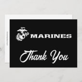 USMC Logo - Wit Bedankkaart (Voorkant / Achterkant)