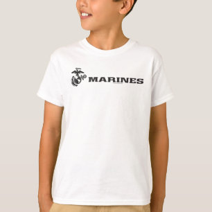 USMC Logo - zwart T-shirt