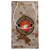 USMC Marine Corps Cadeauzakken - Desert Digital Ca Klein Cadeauzakje (Achterkant)
