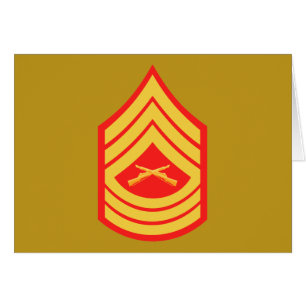 USMC MSgt sergeant E-8