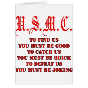 USMC om Vangst te vinden of ons te devalueren