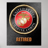 USMC Poster in ruste (Voorkant)