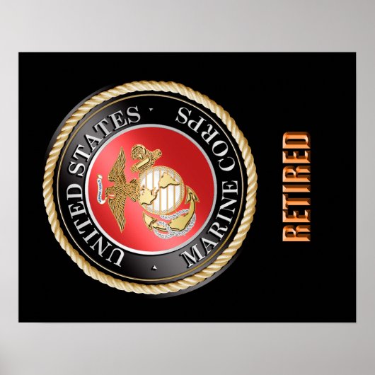 USMC Poster in ruste (Voorkant)