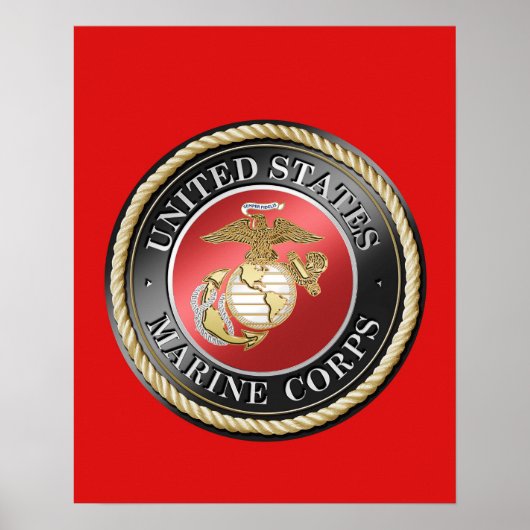 USMC-Poster Poster (Voorkant)