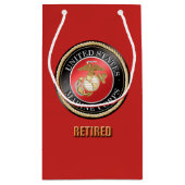 USMC Retireed Gift Bag Klein Cadeauzakje (Achterkant)