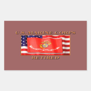 USMC Revermoeide rechthoekschakelaars Rechthoekige Sticker