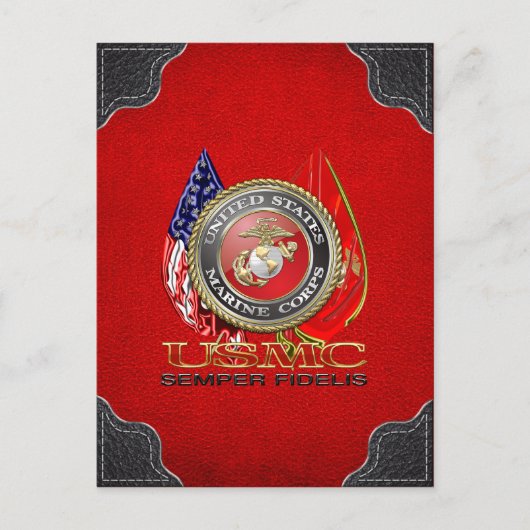 USMC Semper Fi [Special Edition] [3D] Briefkaart (Voorkant)